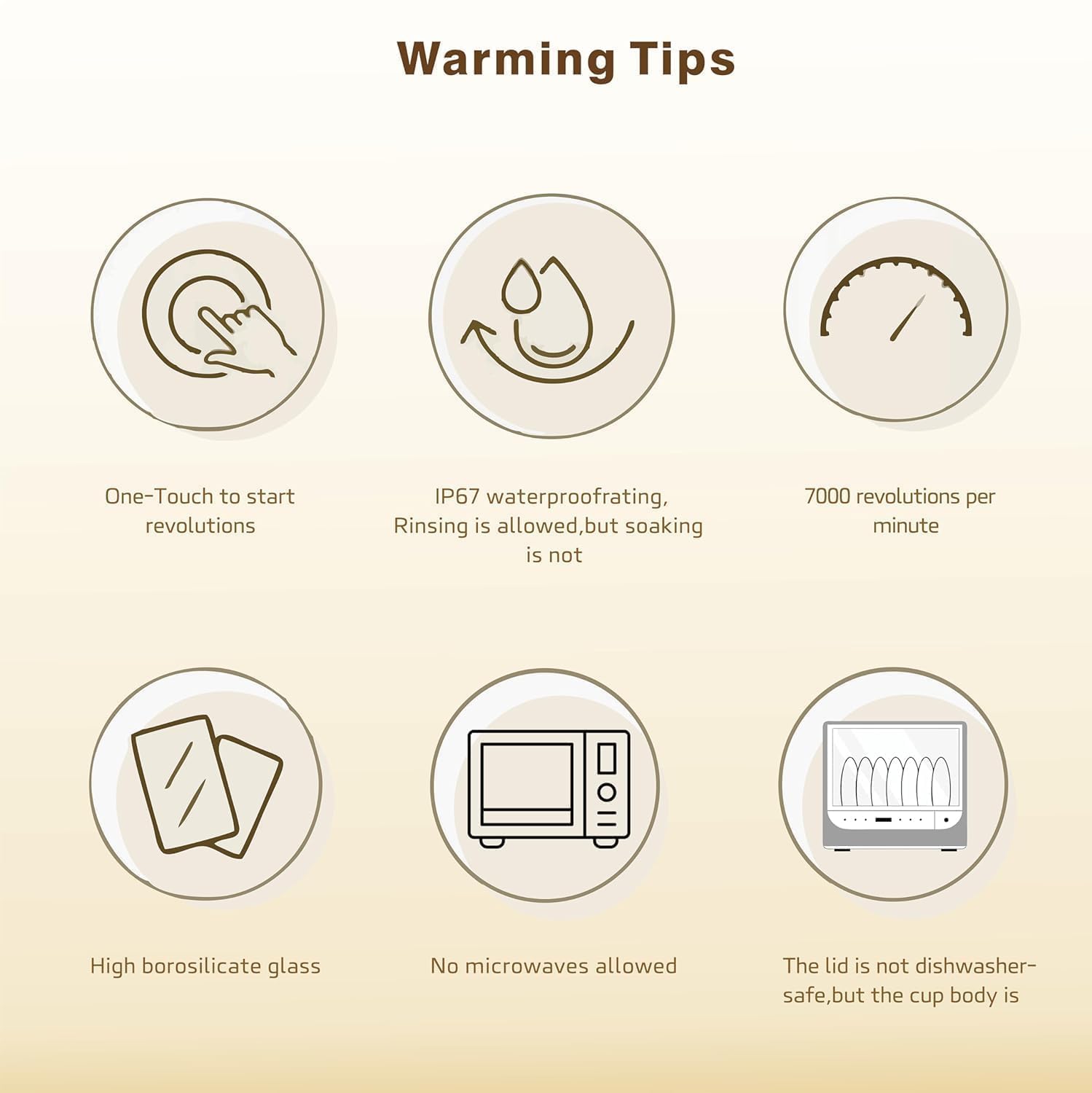 Wooden Lid Glass Cup(Mixer)