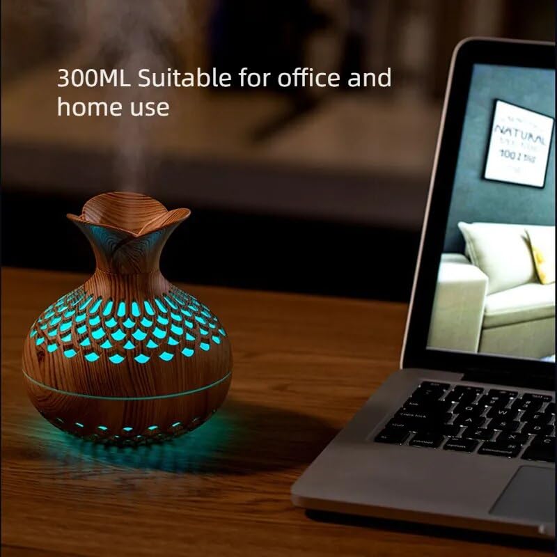 Wooden Cool Mist Humidifiers Essential Oil Diffuser Aroma