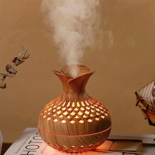 Wooden Cool Mist Humidifiers Essential Oil Diffuser Aroma