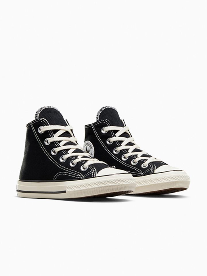 Youth Chuck 70 Vintage Canvas High Top Sneaker | Black.