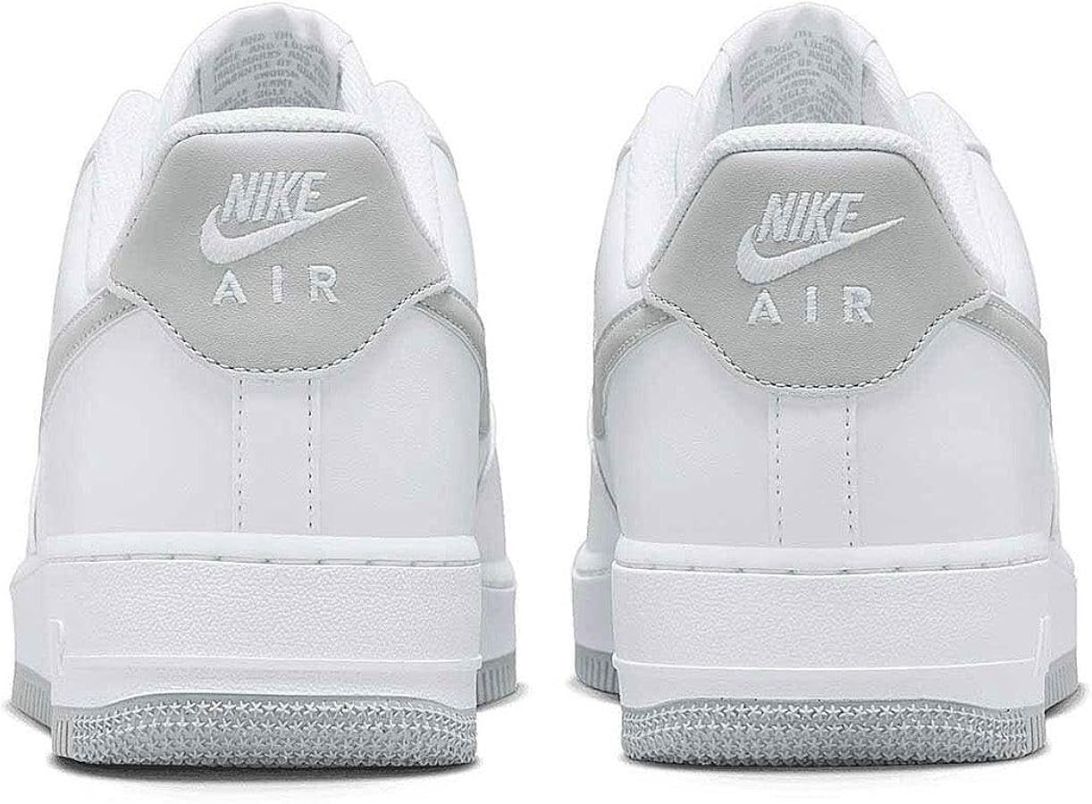 Men's Air Force 1 '07 Sneaker, White Lt Smoke Grey White (MasterCopy)